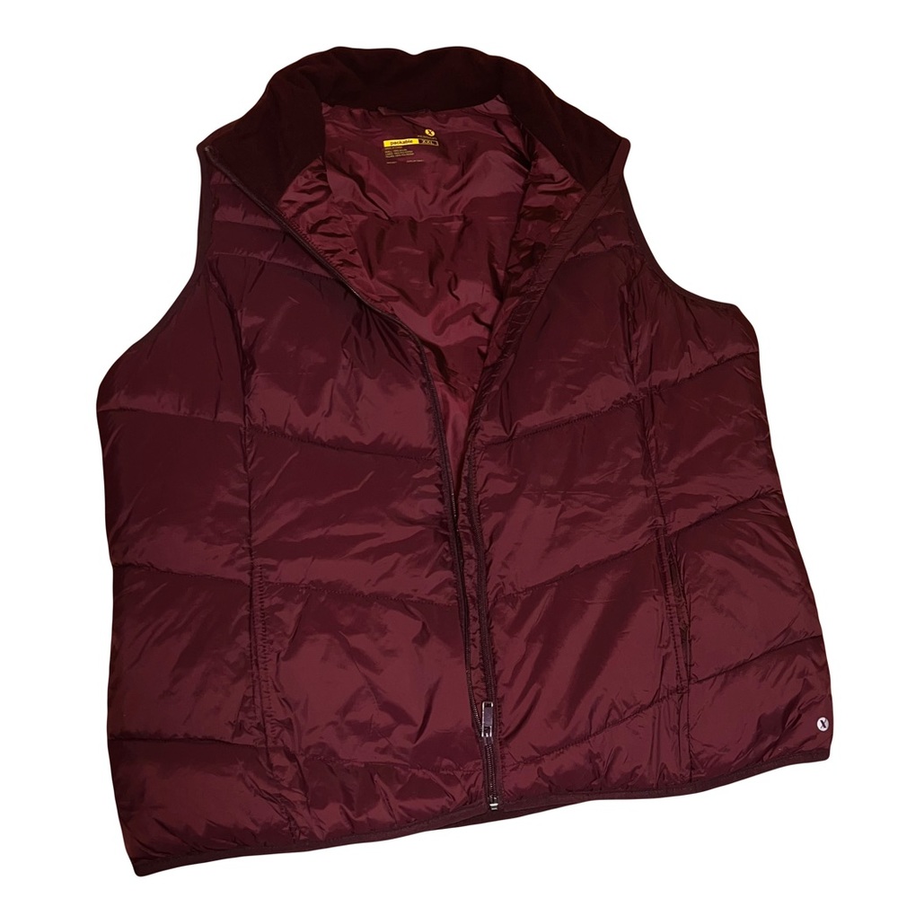 Plum Colored Puffer Vest